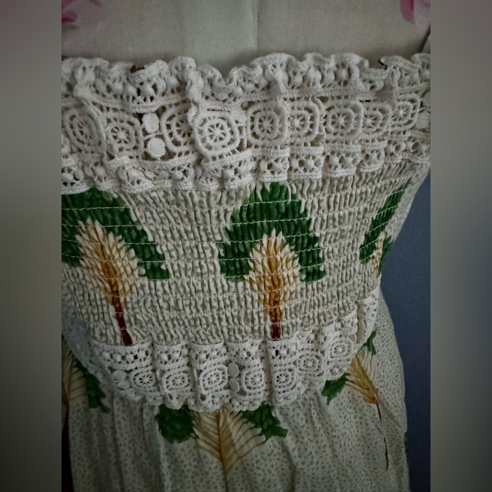 Calypso St. Barth Palm Print Maxi Dress - Picture 5 of 8